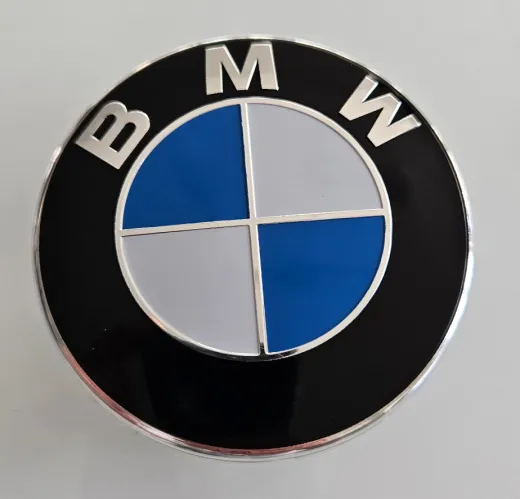 4ks BMW středové krytky kol 68mm modré bílé pokličky kola